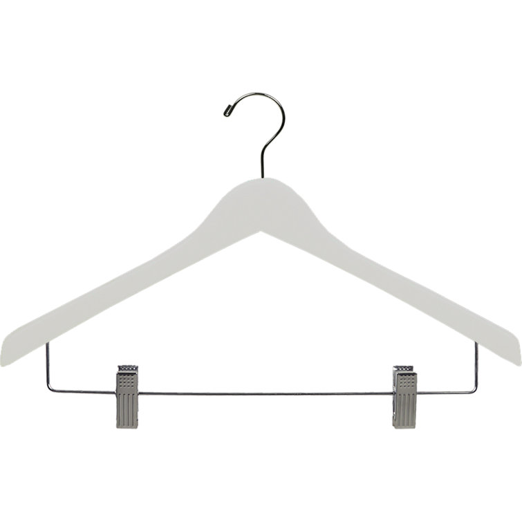 Rebrilliant Wood Hanger With Clips & Reviews Wayfair